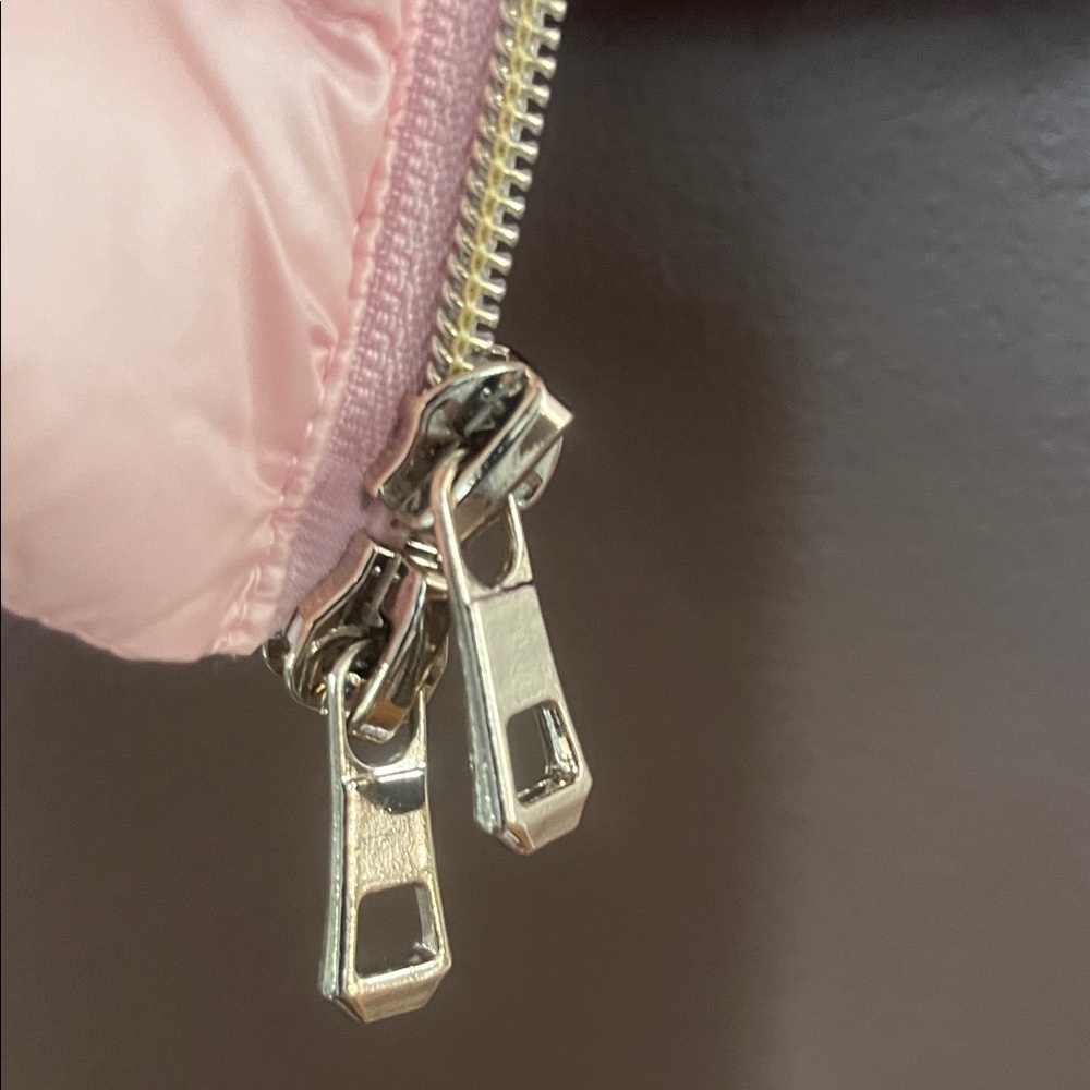 Pink Quilted Short Sleeve Jacket - Picture 3 of 5